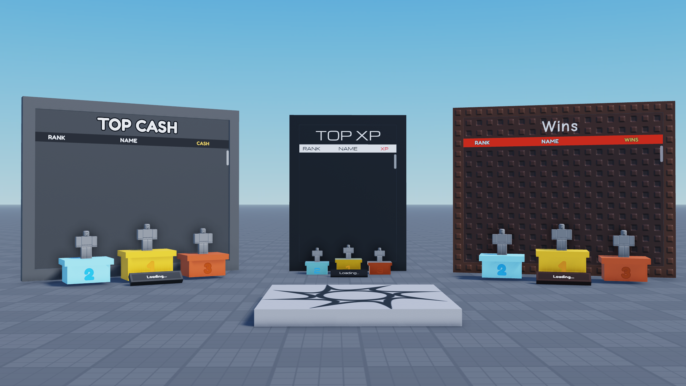 Leaderboard templates