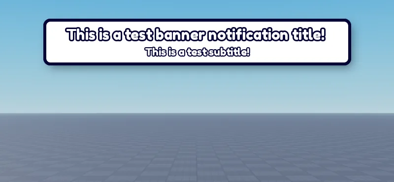 The centre banner in game